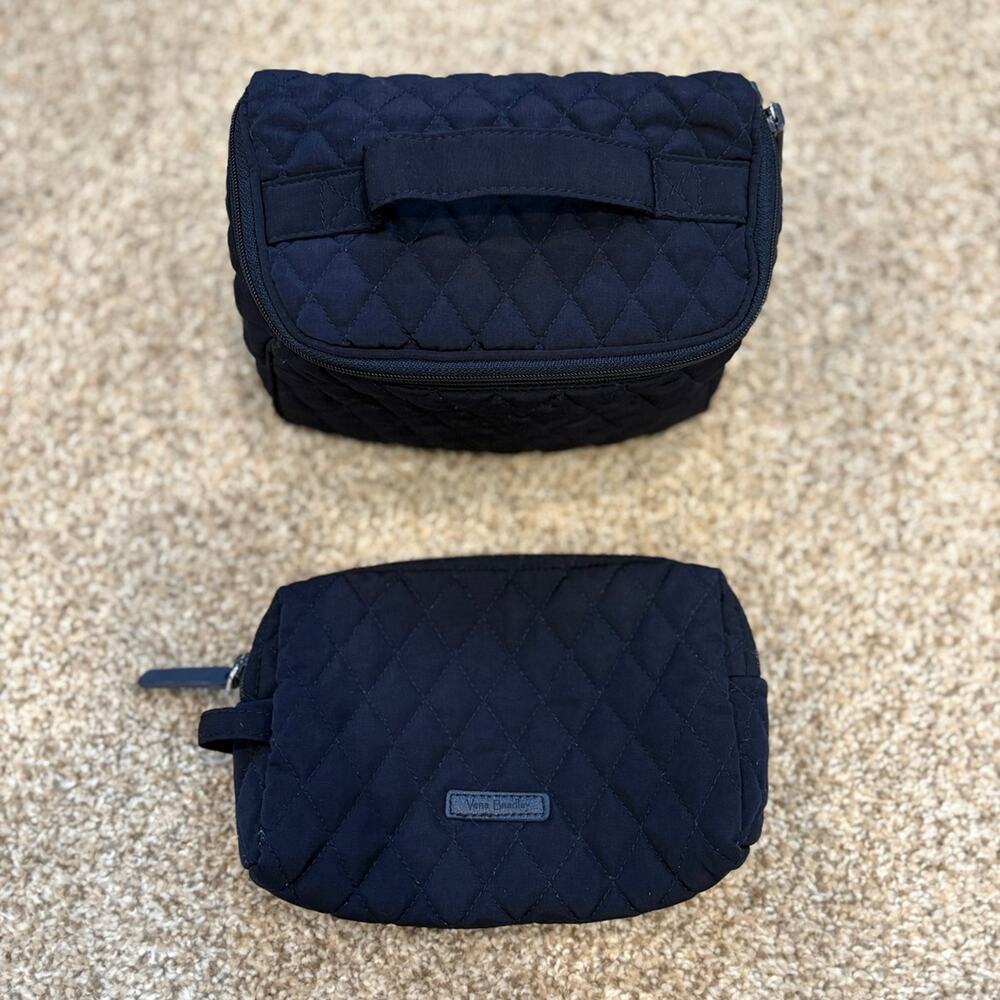 Vera Bradley Quilted Cosmetic Bag Set (2 Pieces)